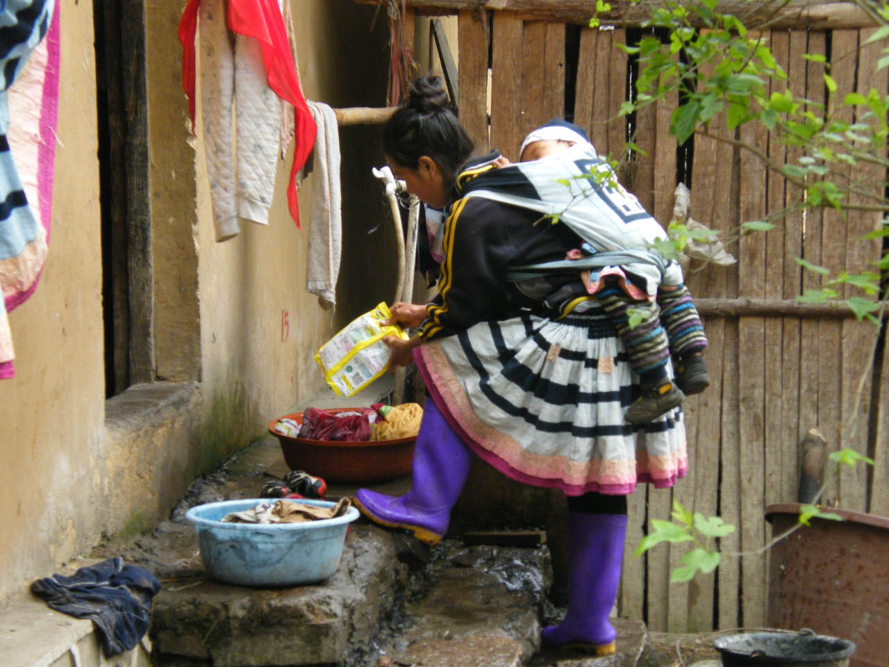 tenue traditionnelle de femme Yao au Guizhou